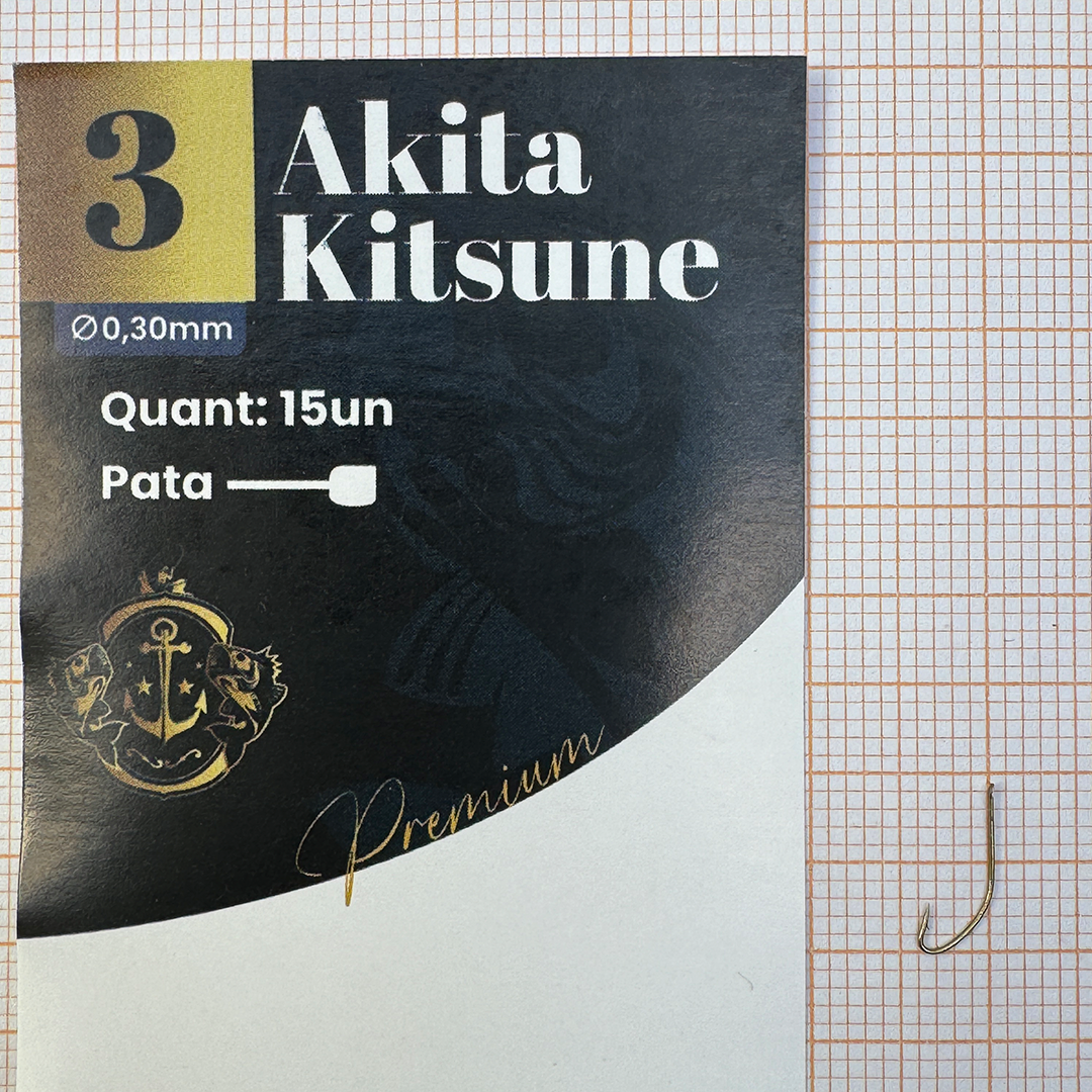 Anzol Akita Kitsune Premium (Pct com 15)