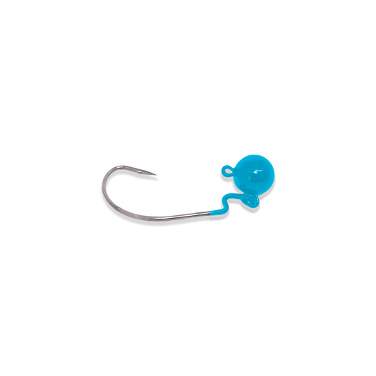 Chumbada Jig Head Offset Articulado Esférico EWG Azul Bebê