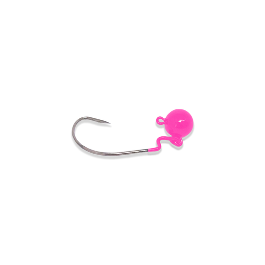 Chumbada Jig Head Offset Articulado Esférico EWG Rosa