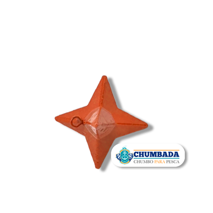 Chumbada Estrela Laranja