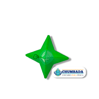 Chumbada Estrela Verde