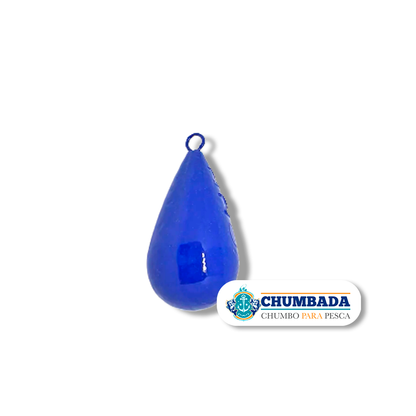 Chumbada Gota Sem Cauda Azul Bic