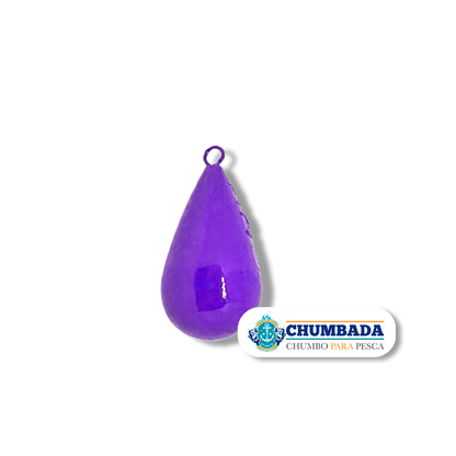 Chumbada Gota Sem Cauda Violeta