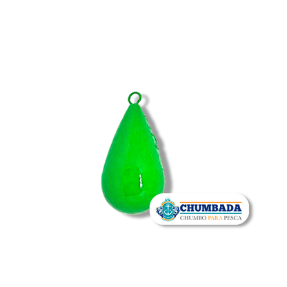 Chumbada Gota Sem Cauda Verde