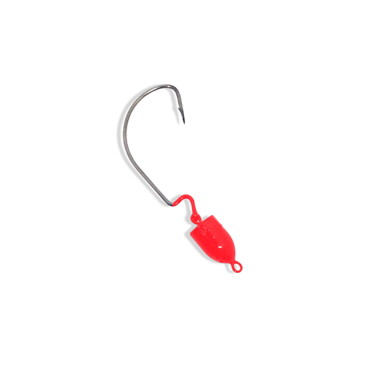 Chumbada Jig Head Offset Articulado Bullet EWG Vermelho