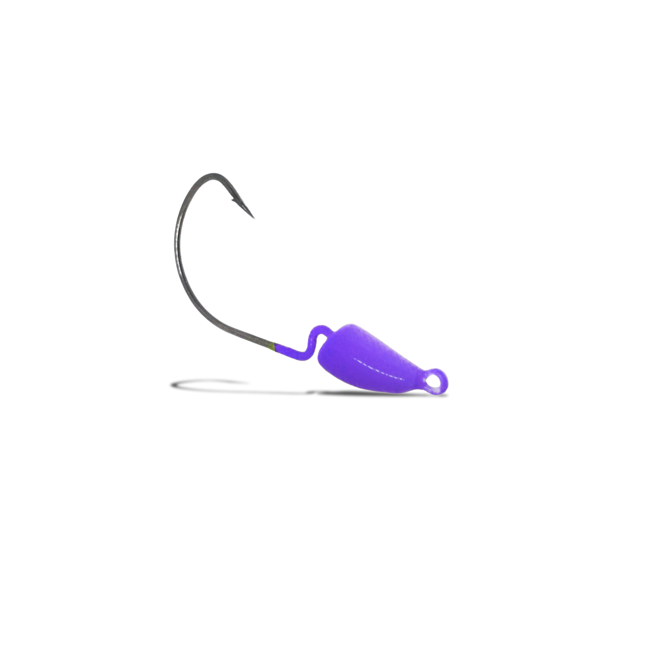 Chumbada Jig Head Offset Bananinha Violeta